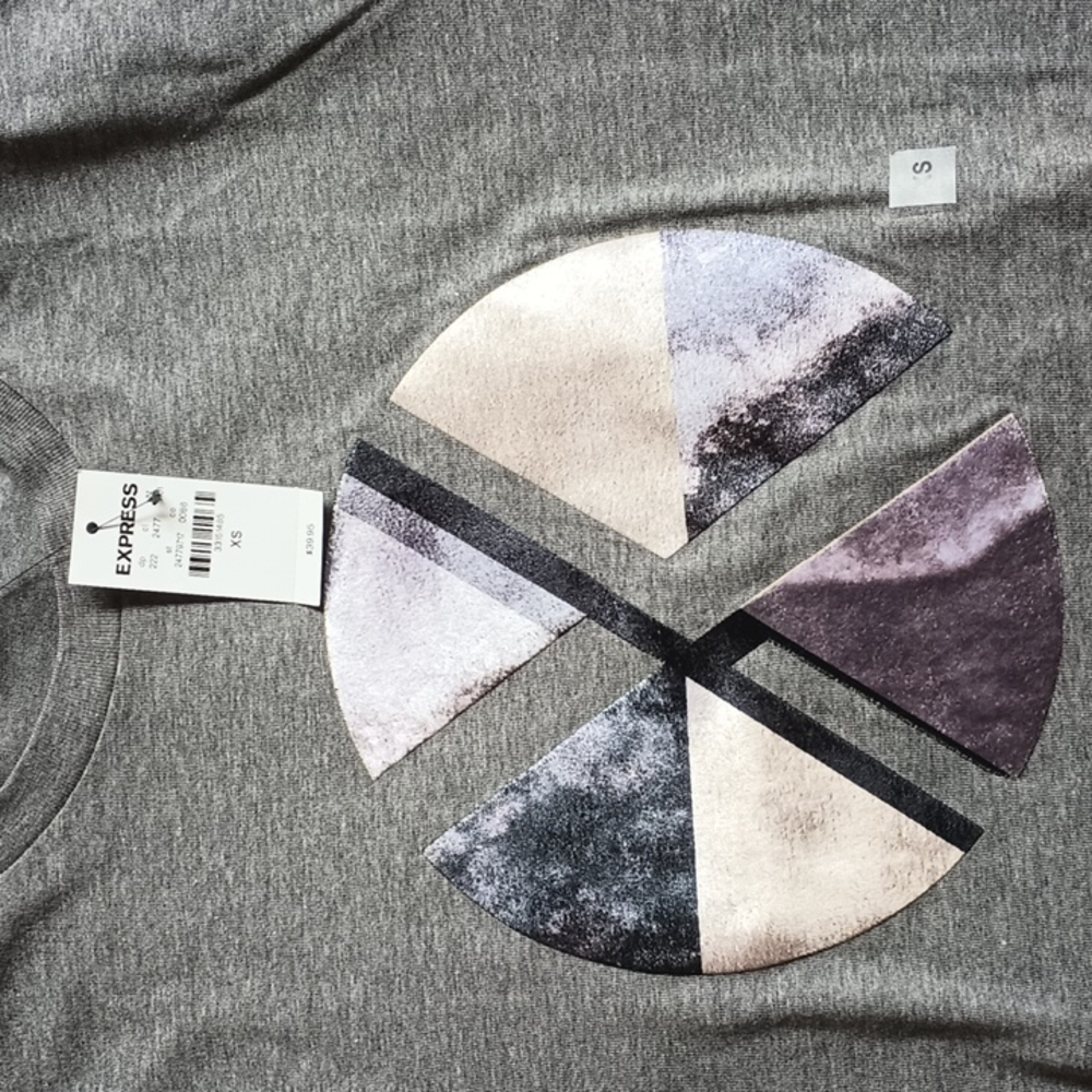 Unisex express shirt xs bran new tags still on
